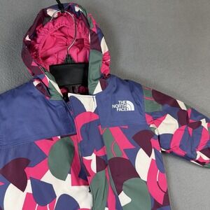 The North Face Baby Freedom Snow Suit Mr Pink Big Abstract 3-6 Months Waterproof